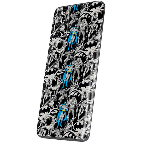 DC Comics Batman Characters Action Poses Print Galaxy S20 Plus Skin