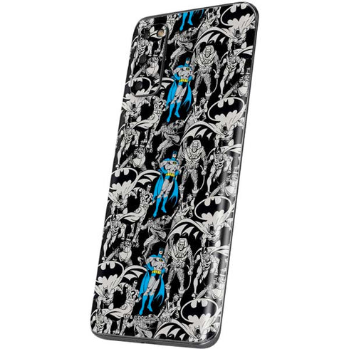 DC Comics Batman Characters Action Poses Print Galaxy S20 Skin