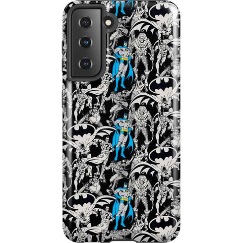 DC Comics Batman Characters Action Poses Print Galaxy S21 5G Pro Case