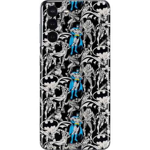 DC Comics Batman Characters Action Poses Print Galaxy S21 5G Skin