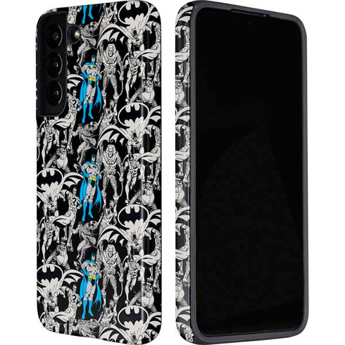 DC Comics Batman Characters Action Poses Print Galaxy S22 Plus Pro Case