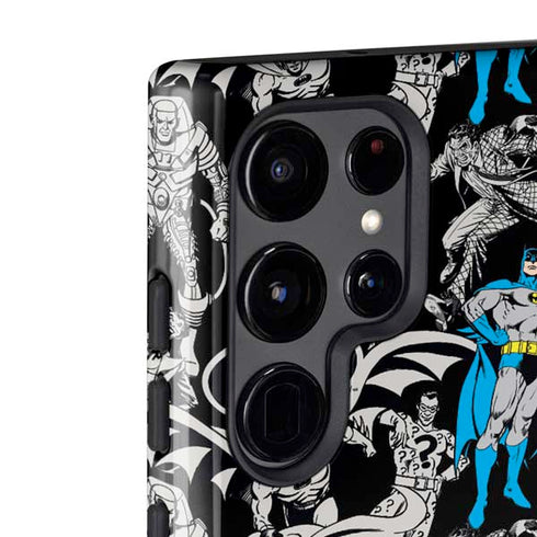 DC Comics Batman Characters Action Poses Print Galaxy S22 Ultra Pro Case
