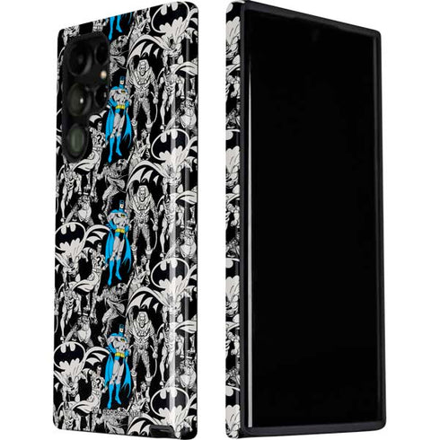 DC Comics Batman Characters Action Poses Print Galaxy S22 Ultra Pro Case