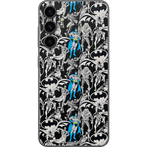 DC Comics Batman Characters Action Poses Print Galaxy S23 FE Skin