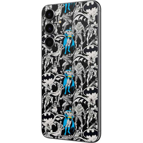 DC Comics Batman Characters Action Poses Print Galaxy S23 FE Skin