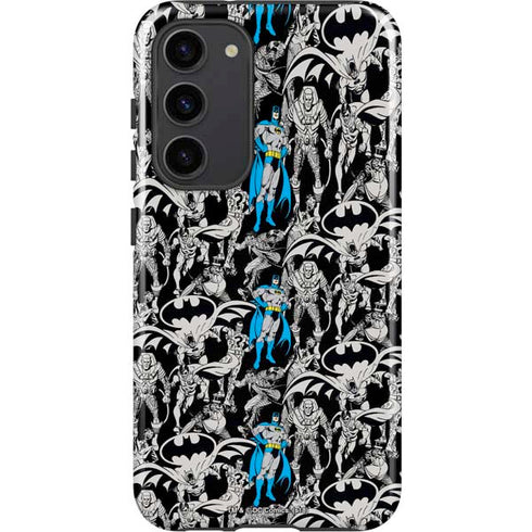 DC Comics Batman Characters Action Poses Print Galaxy S23 Plus Pro Case