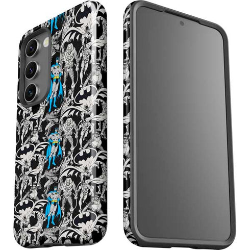 DC Comics Batman Characters Action Poses Print Galaxy S23 Plus Pro Case