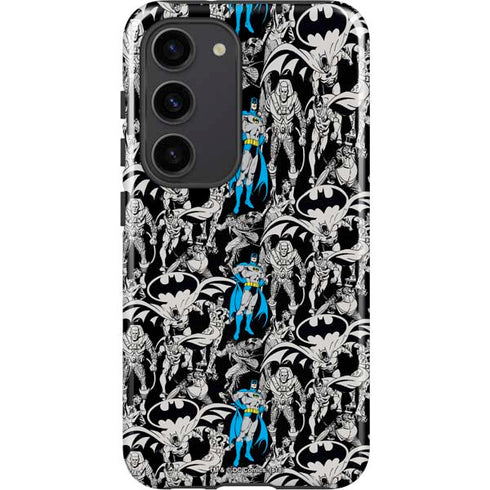 DC Comics Batman Characters Action Poses Print Galaxy S23 Pro Case