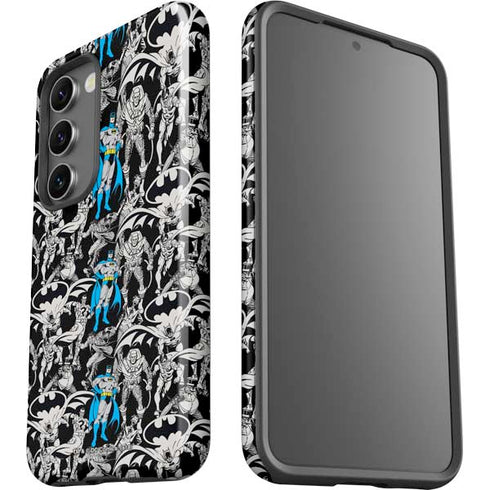 DC Comics Batman Characters Action Poses Print Galaxy S23 Pro Case