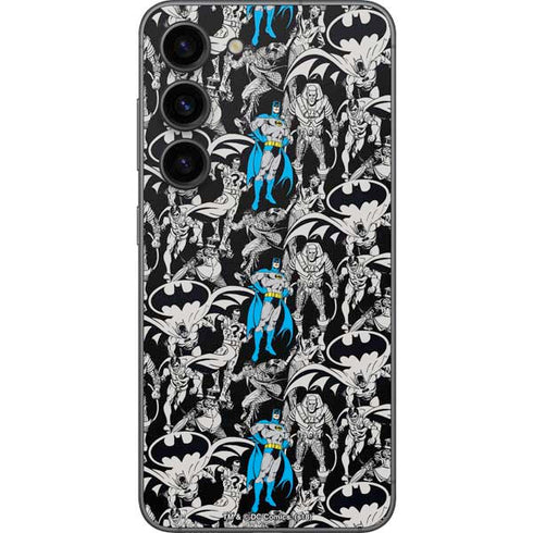 DC Comics Batman Characters Action Poses Print Galaxy S23 Skin