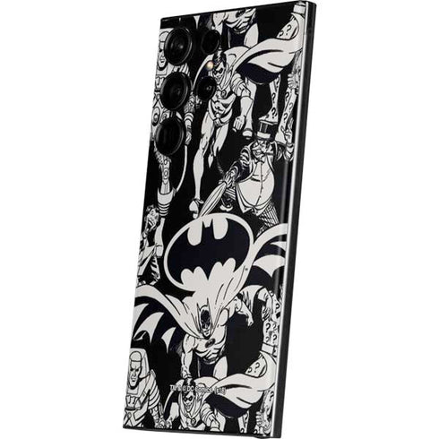 DC Comics Batman Characters Action Poses Print Galaxy S23 Ultra Skin