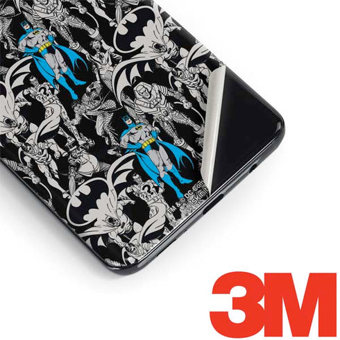 DC Comics Batman Characters Action Poses Print Galaxy S9 Plus Skin