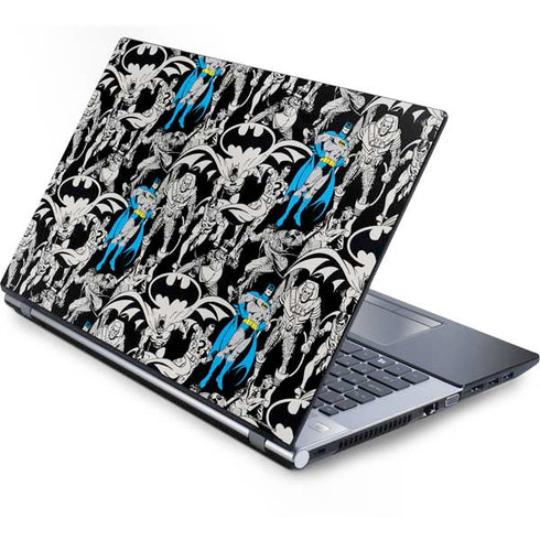DC Comics Batman Characters Action Poses Print Generic Laptop Skin