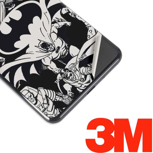 DC Comics Batman Characters Action Poses Print Google Pixel 3 XL Skin