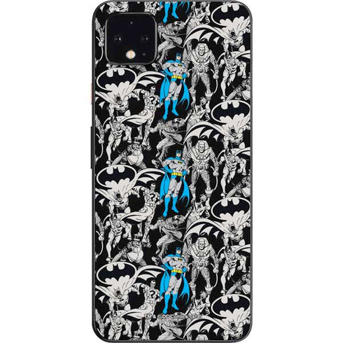 DC Comics Batman Characters Action Poses Print Google Pixel 4 XL Skin