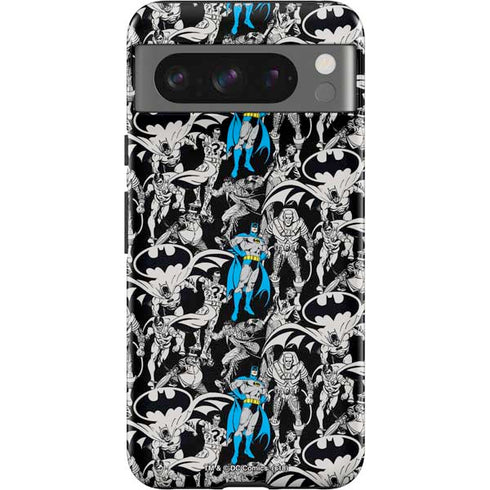 DC Comics Batman Characters Action Poses Print Google Pixel 8 Pro Impact Case