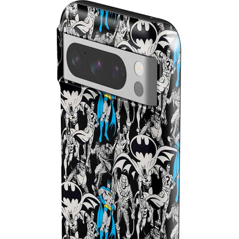 DC Comics Batman Characters Action Poses Print Google Pixel 8 Pro Impact Case