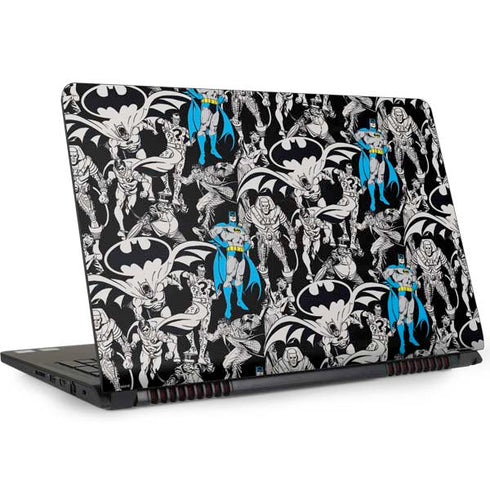 DC Comics Batman Characters Action Poses Print Dell Inspiron Skin