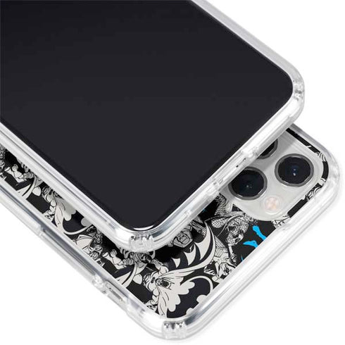 DC Comics Batman Characters Action Poses Print iPhone 11 Pro Clear Case