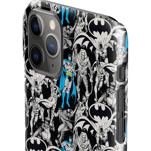 DC Comics Batman Characters Action Poses Print iPhone 11 Pro Lite Case