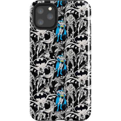 DC Comics Batman Characters Action Poses Print iPhone 11 Pro Max Impact Case