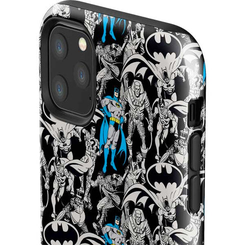 DC Comics Batman Characters Action Poses Print iPhone 11 Pro Max Impact Case