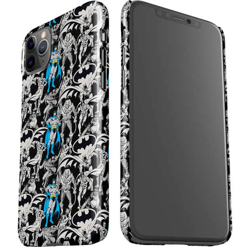 DC Comics Batman Characters Action Poses Print iPhone 11 Pro Max Lite Case