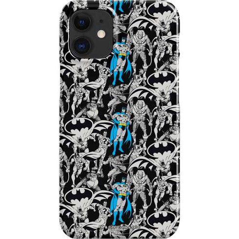 DC Comics Batman Characters Action Poses Print iPhone 12 Mini Lite Case