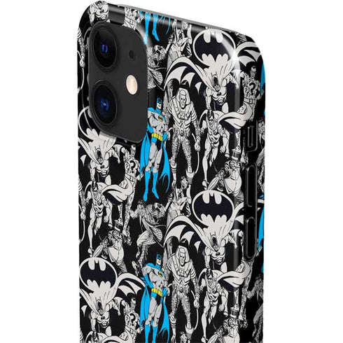 DC Comics Batman Characters Action Poses Print iPhone 12 Mini Lite Case