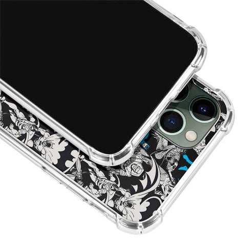 DC Comics Batman Characters Action Poses Print iPhone 12 Pro Clear Case