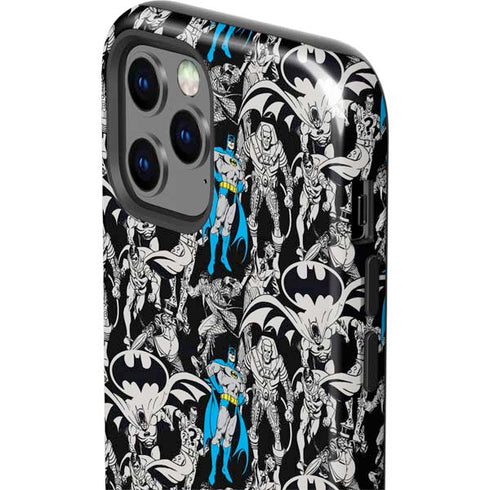 DC Comics Batman Characters Action Poses Print iPhone 12 Pro Impact Case