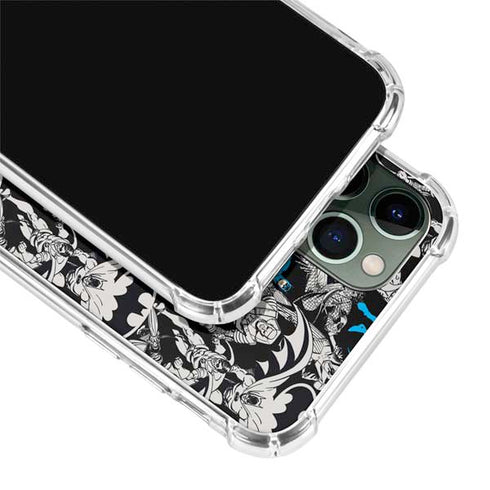 DC Comics Batman Characters Action Poses Print iPhone 12 Pro Max Clear Case