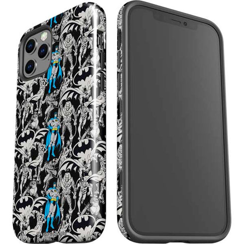 DC Comics Batman Characters Action Poses Print iPhone 12 Pro Max Impact Case