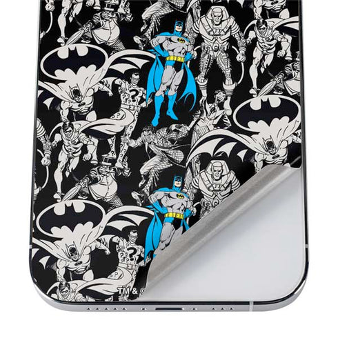 DC Comics Batman Characters Action Poses Print iPhone 12 Pro Max Skin