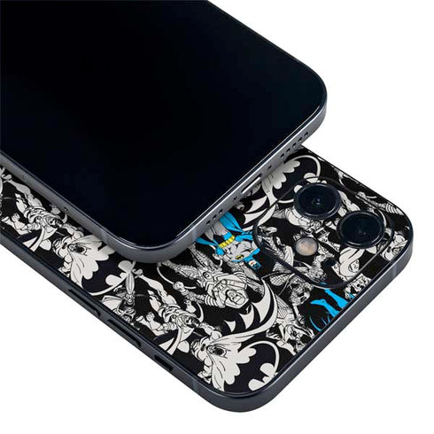 DC Comics Batman Characters Action Poses Print iPhone 12 Skin