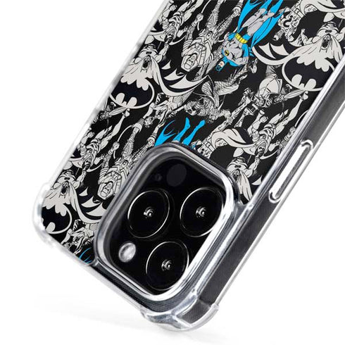 DC Comics Batman Characters Action Poses Print iPhone 13 Pro MagSafe Case