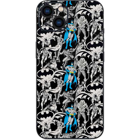 DC Comics Batman Characters Action Poses Print iPhone 13 Skin