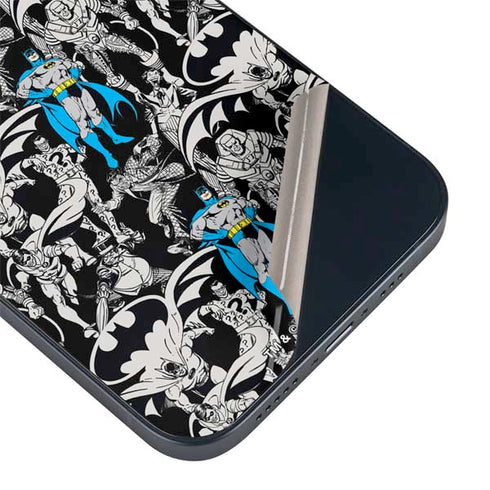 DC Comics Batman Characters Action Poses Print iPhone 14 Plus Skin