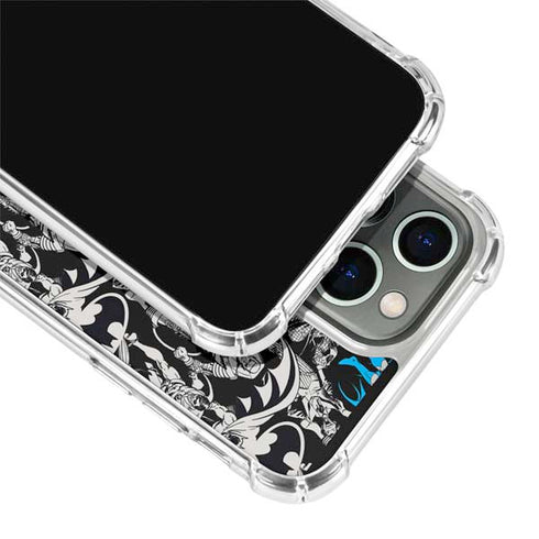 DC Comics Batman Characters Action Poses Print iPhone 15 Pro Clear Case