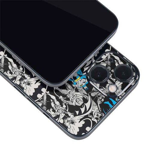 DC Comics Batman Characters Action Poses Print iPhone 14 Skin