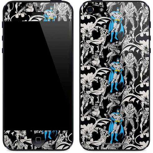 DC Comics Batman Characters Action Poses Print iPhone 5/5s/5SE Skin