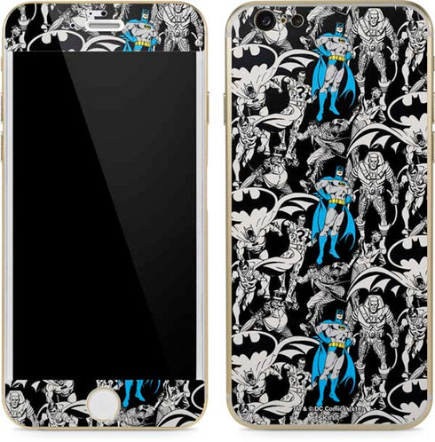 DC Comics Batman Characters Action Poses Print iPhone 6/6s Skin