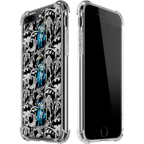 DC Comics Batman Characters Action Poses Print iPhone 7/8 Plus Clear Case