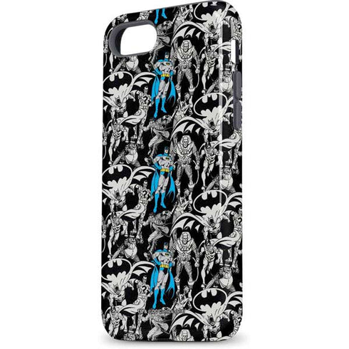 DC Comics Batman Characters Action Poses Print iPhone 7 Pro Case