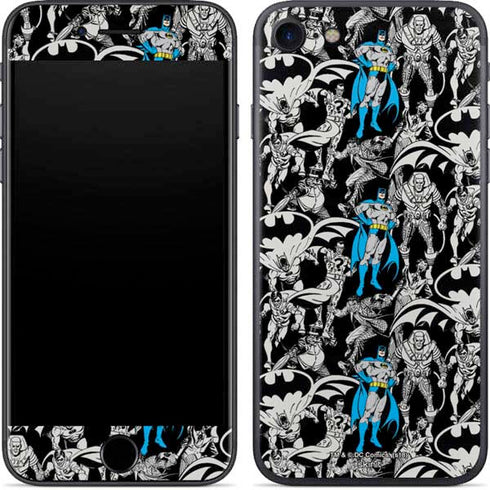 DC Comics Batman Characters Action Poses Print iPhone 7 Skin