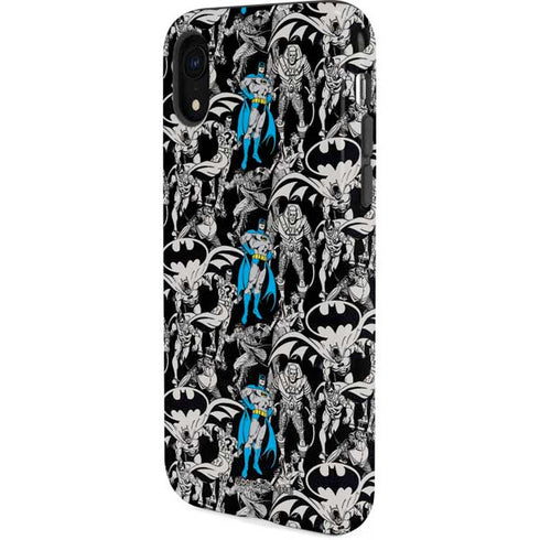 DC Comics Batman Characters Action Poses Print iPhone XR Pro Case