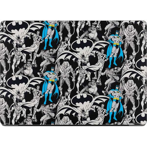 DC Comics Batman Characters Action Poses Print MacBook Pro 14in (2021-24) Skin