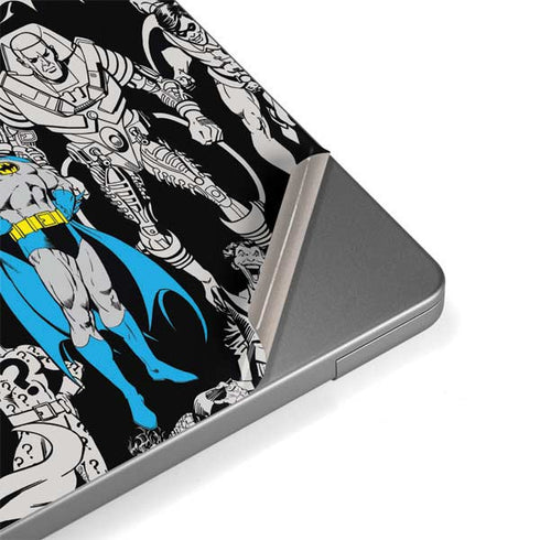 DC Comics Batman Characters Action Poses Print MacBook Pro 14in (2021-24) Skin
