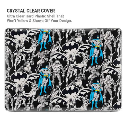 DC Comics Batman Characters Action Poses Print MacBook Pro 16in (2021-25) Case plus Skin