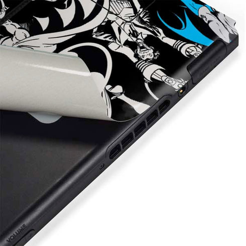 DC Comics Batman Characters Action Poses Print Nintendo Switch Bundle Skin